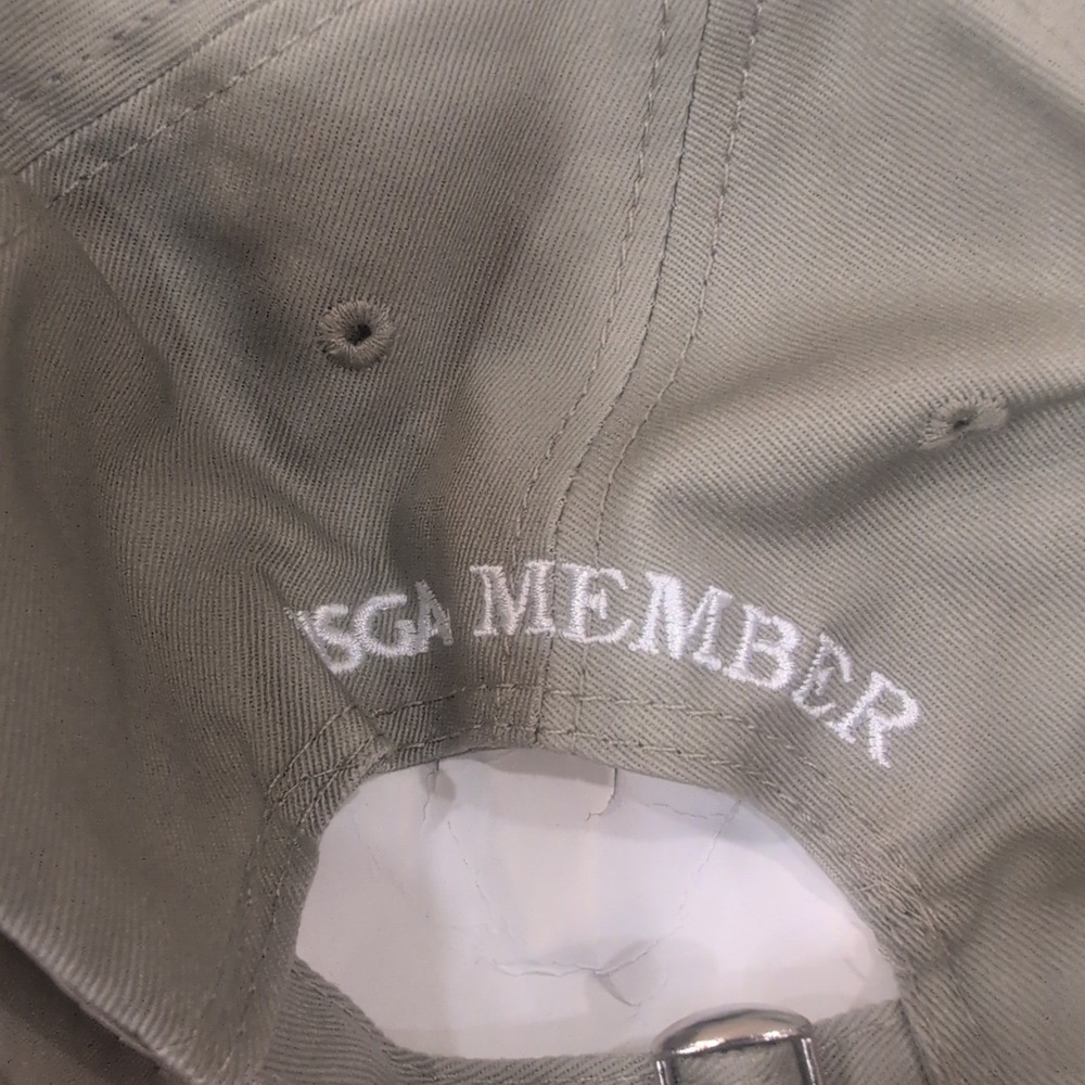 US Open 2013 Merion Golf Club USGA Member Hat Tan Adjustable Baseball Cap - Picture 3 of 4